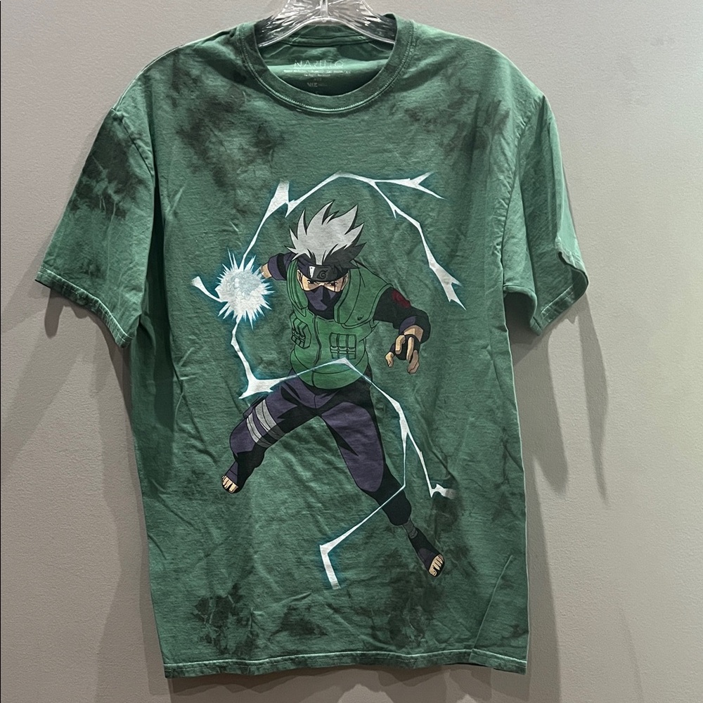 Green tie dye Naruto T-Shirt